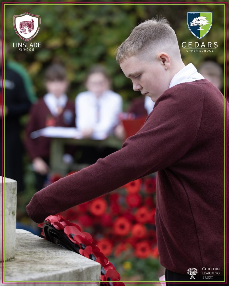 Cedars_Upper's tweet image. Today, our school honored the fallen in a deeply meaningful Remembrance Service. Proudly represented at the Leighton Buzzard Blue Plaque unveiling (RAF &apos;Q Central&apos;) and a service at Mentmore Gardens for ex-students who gave the ultimate sacrifice. We will remember them.