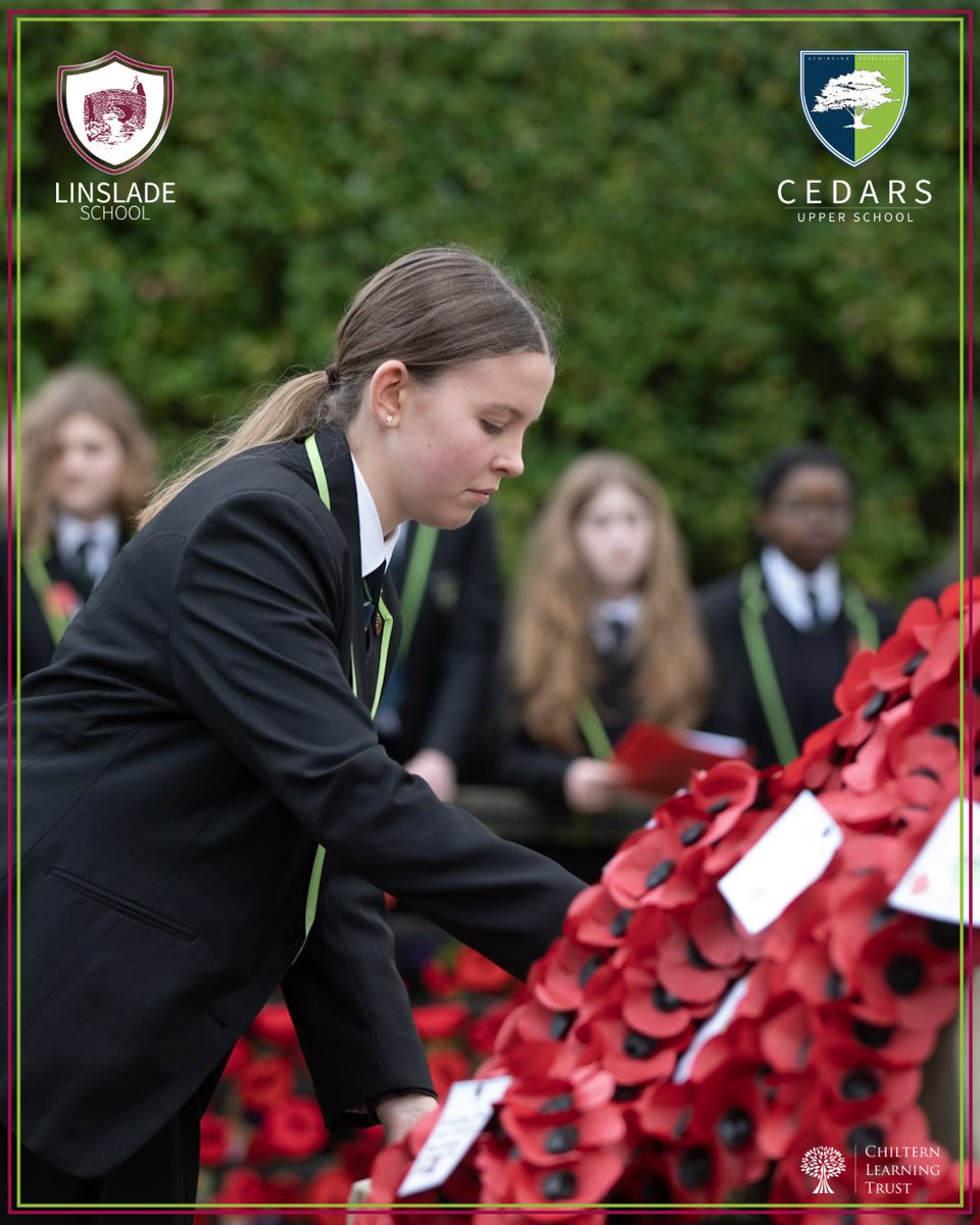 Cedars_Upper's tweet image. Today, our school honored the fallen in a deeply meaningful Remembrance Service. Proudly represented at the Leighton Buzzard Blue Plaque unveiling (RAF &apos;Q Central&apos;) and a service at Mentmore Gardens for ex-students who gave the ultimate sacrifice. We will remember them.