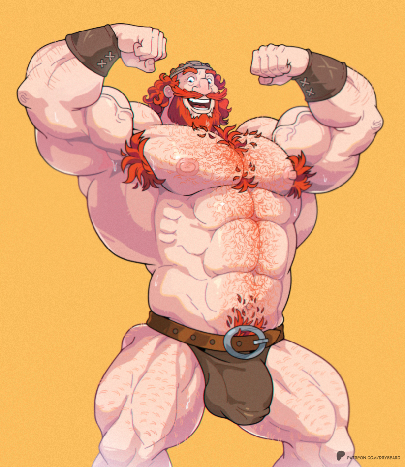 King Fegus - one of the best underrated daddies from pop culture! ⚔️
(NSFW version &amp; lineart versions available on Patreon)