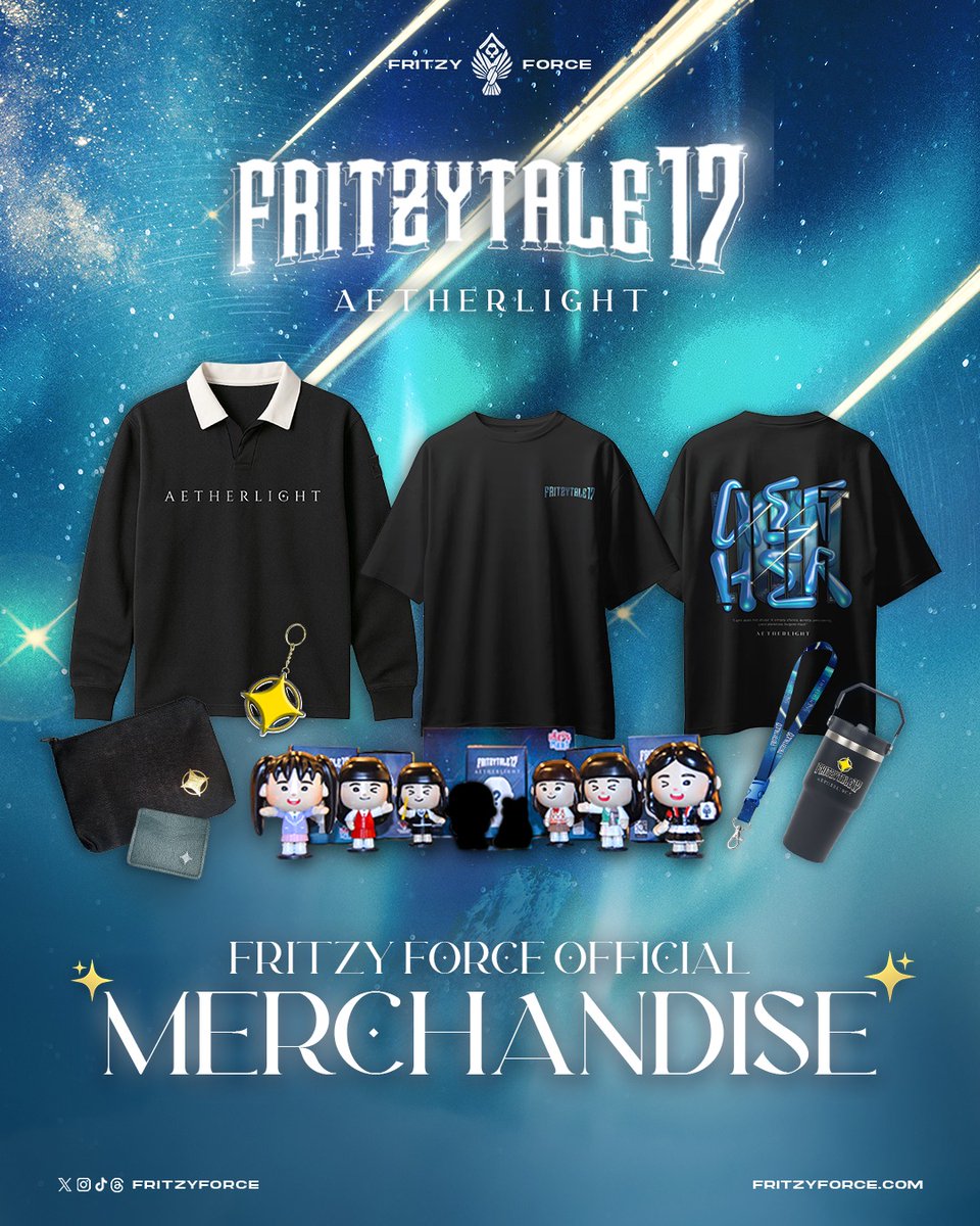 FritzyForce's tweet photo. Siap-siap ya ZyFriends! Merch eksklusif segera hadir ππ₯
#FritzyForce #Aetherlight #FritzyTale17 https://t.co/NTN6BCk9xg