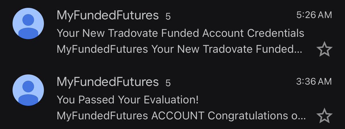 Max funded with <a href="/MyFundedFutures/">MyFundedFutures</a> 🔥

3 days left to finish strong <a href="/Topstep/">Topstep</a> , <a href="/fundingticks/">FundingTicks</a> &amp; <a href="/TakeProfitLLC/">TakeProfitTrader</a> next in line.

Next week starts the real grind for payouts 💰💰