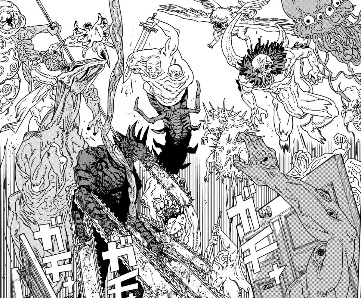 ParryingLogic's tweet image. #csm220 Fujimoto makes such cool devil designs just to kill them off 5 seconds later