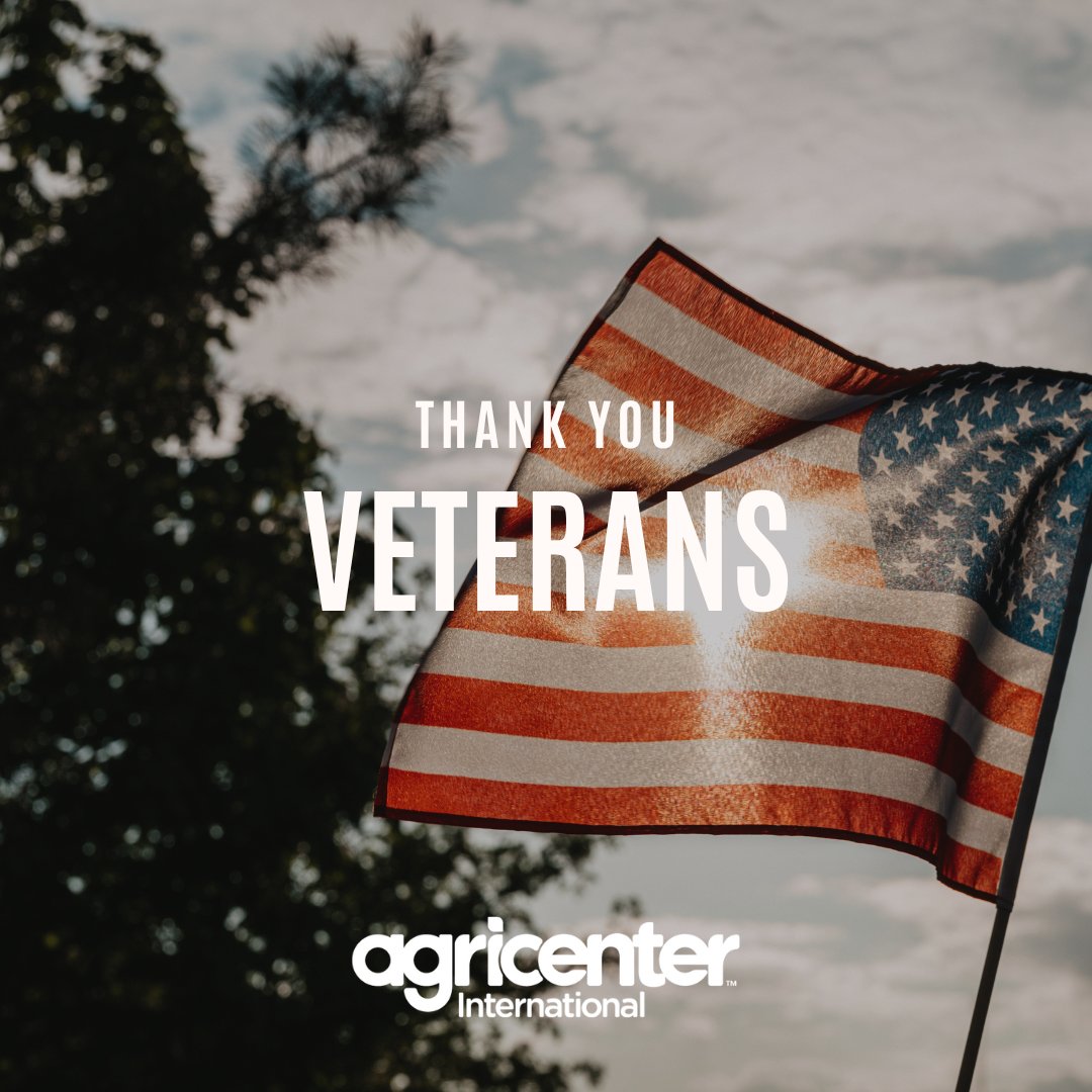 Today we honor all who have served.
Thank you for your courage, dedication, and sacrifice.
Our offices are closed in observance of Veterans Day.

#VeteransDay #ThankYouVeterans #Agricenter