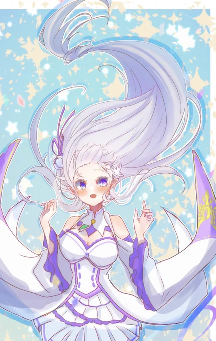 流行りのハードライトを使った加工のやつ! 楽しい〜これからもイラストテーマに合わせて使っていきたい