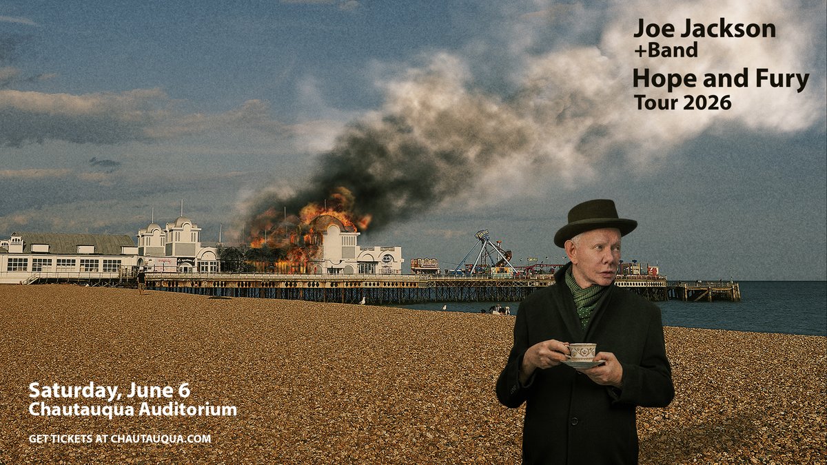 New wave fans, this one's for you! Mark your calendars for <a href="/JoeJacksonMusic/">Joe Jackson Music</a> at <a href="/colo_chautauqua/">Colorado Chautauqua</a> on his Hope and Fury Tour on Sat 6/6! Our Z2 presale starts 10am Thurs. Sign up to get the code at loom.ly/ppoZ24Y

General on-sale starts 10am Fri at loom.ly/2ho65Bo