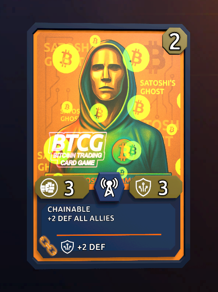 BTCProofofPlay's tweet photo. Satoshi’s Ghost 👻 [Signal Card]

The rarest energy in the network...
Whispered to appear when the blocks align.

Do you have the Hashrate to summon it?⚡️

#BTCG #BitcoinGaming #ProofOfAlpha