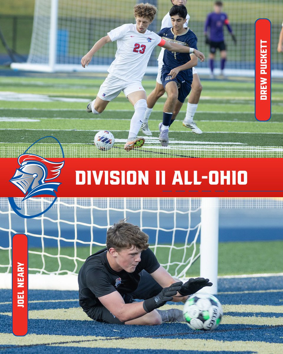 SFSAthletics's tweet photo. Congratulations to senior Drew Puckett and junior Joel Neary on earning Division II Soccer All-Ohio honors!

#GoKnights https://t.co/ov0E0XnFOU