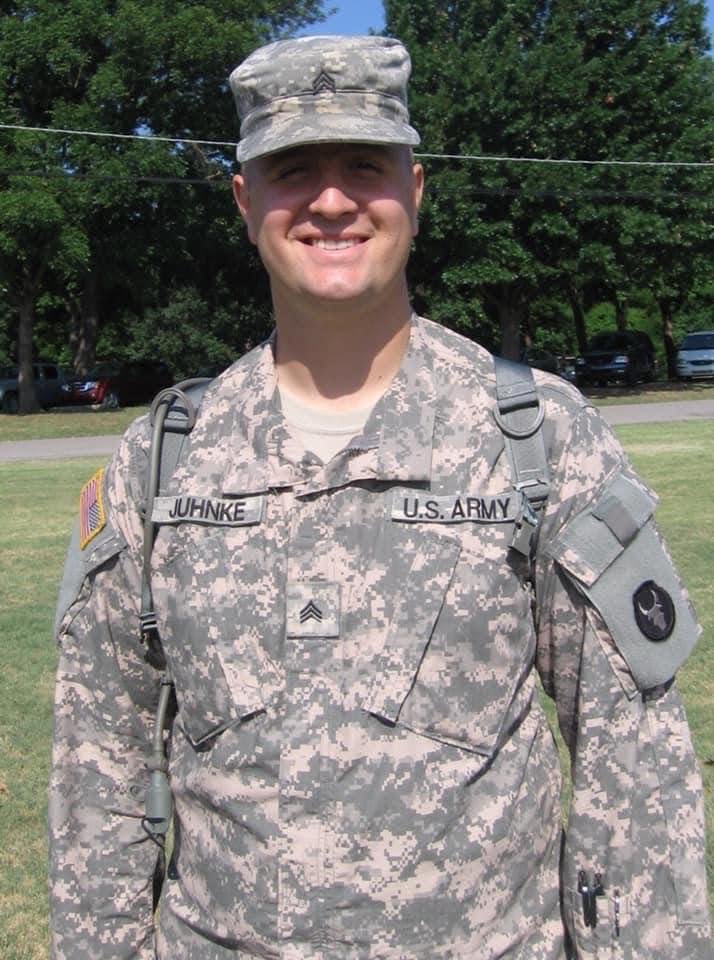 Happy #VeteransDay to my son (Zac Juhnke), Dad (Richard Juhnke), Uncle (Bill Juhnke), and Grandpa (Levi Juhnke). You all make our family proud!! 🇺🇸