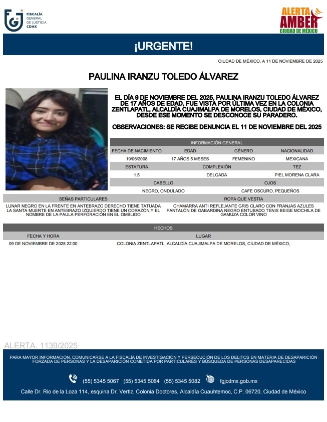 Alerta Amber CDMX tweet media