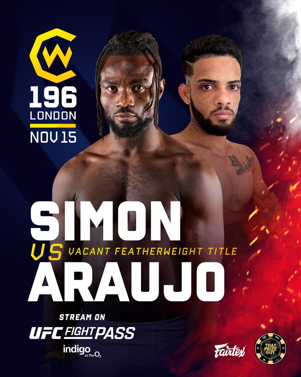 TWO World Title Fights, The Return of Jordan Vucenic PLUS Much More 🏆🔥

6️⃣ MUST-SEE fights set for our #CW196 London main card on Saturday! 

🔗 bit.ly/3JVTV7K