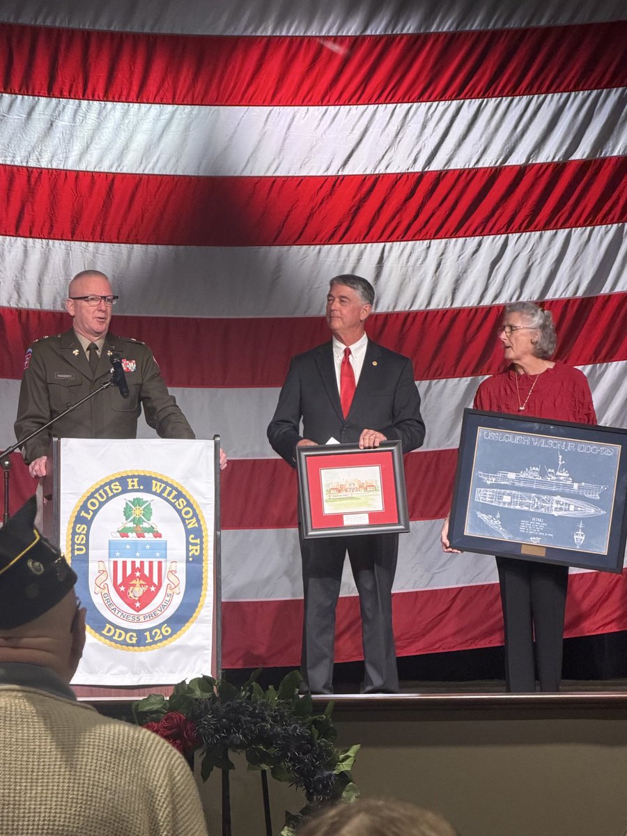 Incredible Veteran’s Day ceremony at City of Brandon. The daughter of General Louis H. Wilson Jr. was the speaker. Her father was an amazing man that grew up in Brandon and rose to the rank of four-star General a Commandant of the Marine Corps.  “Get in step, and do so smartly!”