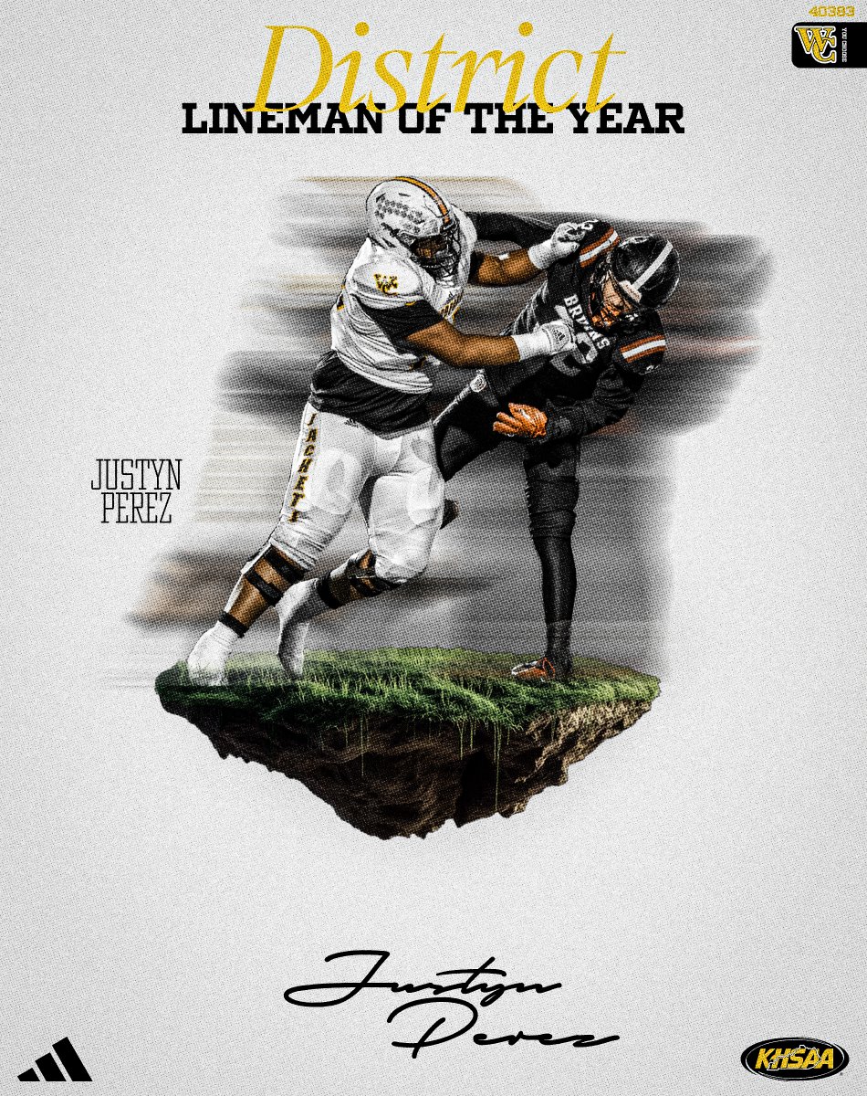 ByCoreyN's tweet image. Big congrats to @itz_justyn on being named District Lineman of the Year!

@WoodfordFBall keeps bringing home the hardware!