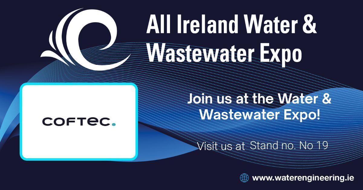 coftec's tweet image. The future of water is here. Join Coftec at the 2025 All-Ireland Water &amp;amp; Wastewater Expo on 4 Dec at Leopardstown Pavilion. Find us at Stand 19 to discover smart solutions for water, wastewater &amp;amp; sustainability. Register now: eventbrite.ie/e/all-ireland-…   #Coftec #WaterExpoIRE