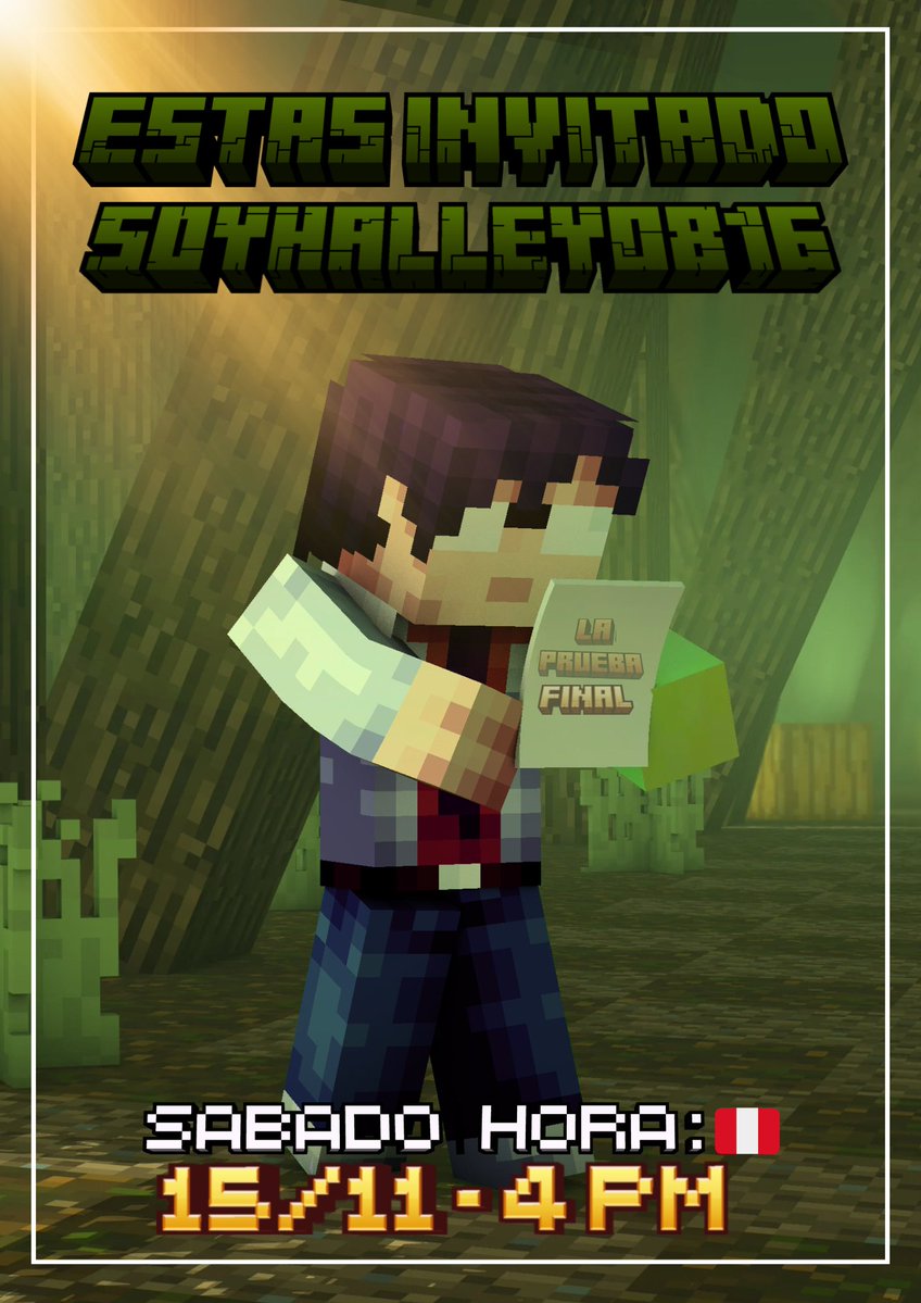 CHAAAAVOS, NOS VEMOS ESTE SÁBADO A LAS 4:00 PM EN STREAM PARTICIPANDO EN "LA PRUEBA FINAL" DE <a href="/SoyEsthefany_n/">♡ Esthefany_n ⭐</a>