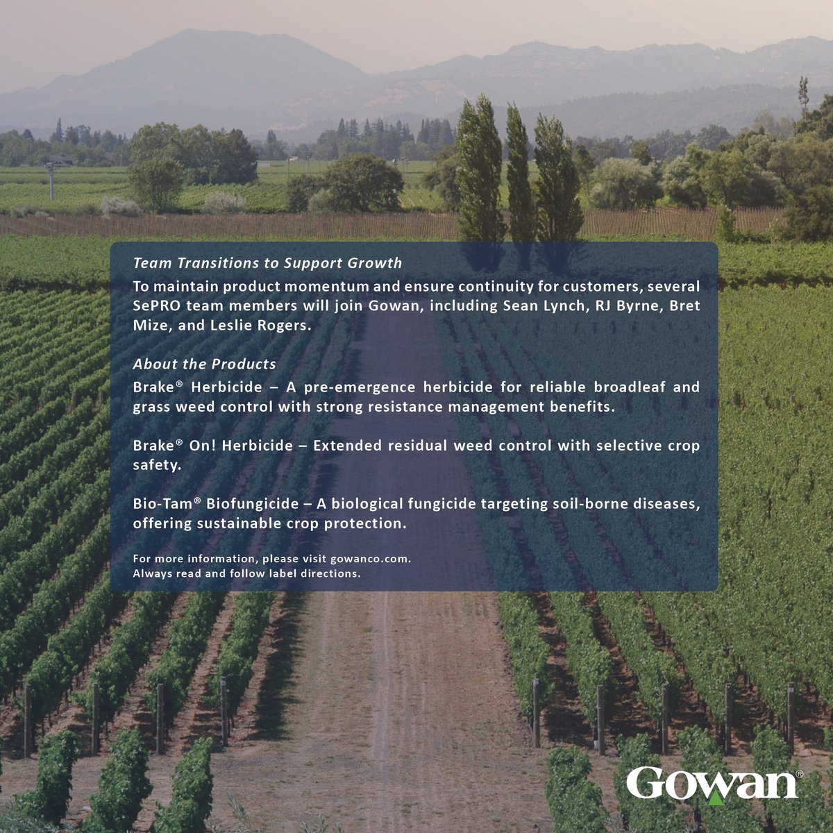 Gowan Company tweet media