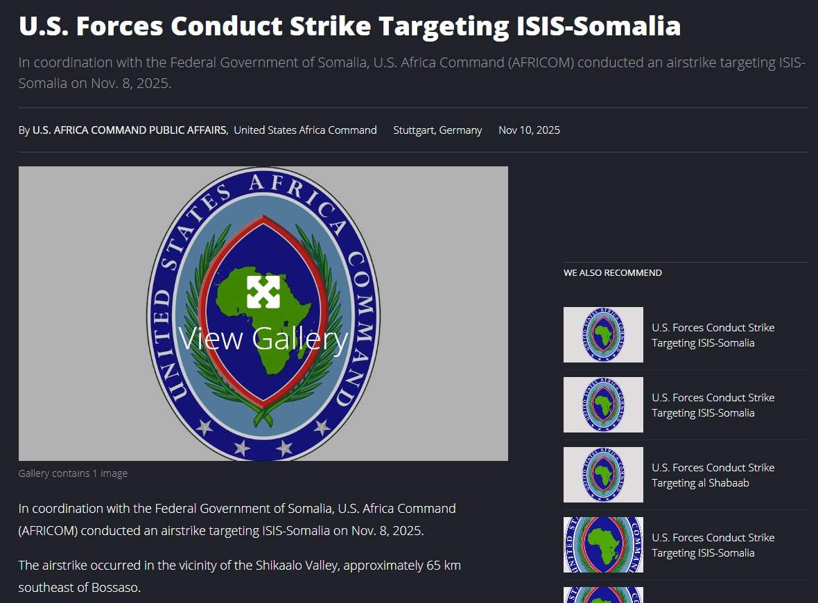 Your periodic reminder that the U.S. remains at war in Somalia...