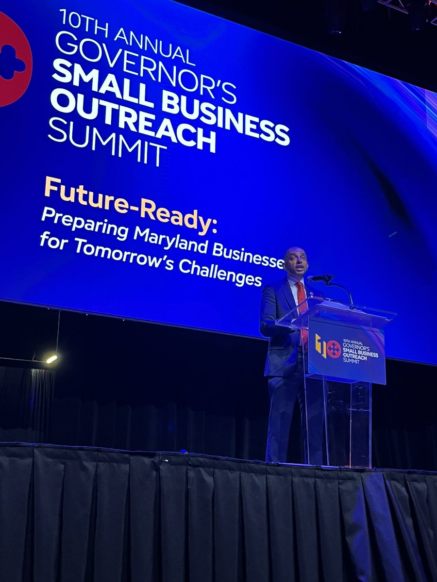 MCPAlert's tweet image. The 10th Annual Governor’s Small Business Outreach Summit is underway! DGS Secretary Atif Chaudhry delivered opening remarks to kick things off, welcoming attendees and setting the stage for a productive and inspiring day.