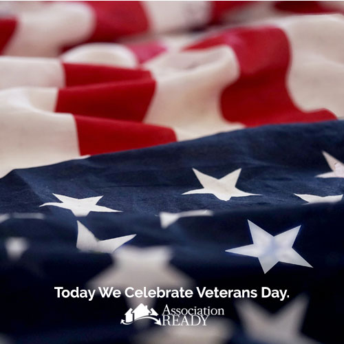 Today We Celebrate Veterans Day. To all veterans of all branches: Thank you for your sacrifice. Happy Veterans Day from <a href="/AssnREADY/">AssociationREADY</a>, <a href="/ReadyCOLLECT/">ReadyCOLLECT</a> &amp; @ReadyRESALEdocs
