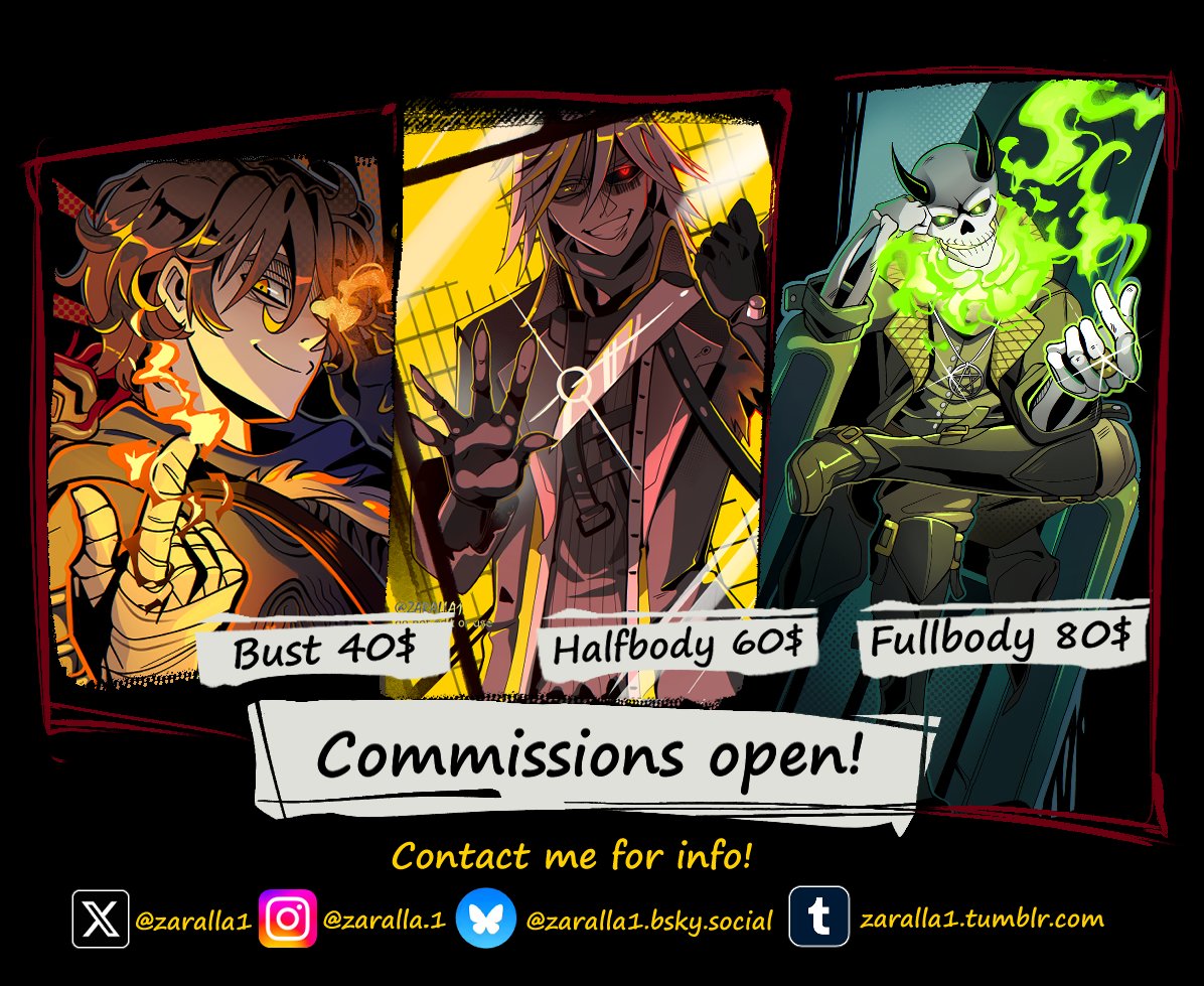 Zaralla1🩸 COMMS OPEN tweet media