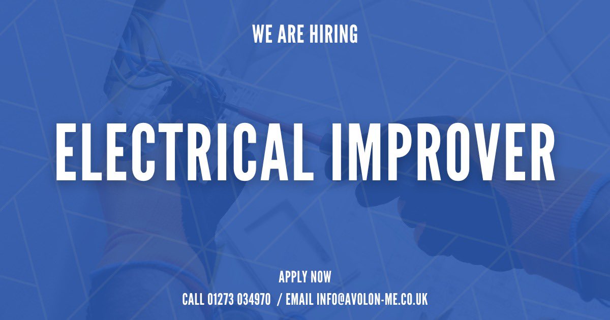 𝗘𝗹𝗲𝗰𝘁𝗿𝗶𝗰𝗶𝗮𝗻 / 𝗜𝗺𝗽𝗿𝗼𝘃𝗲𝗿 - 𝗞𝗶𝗹𝗯𝘂𝗿𝗻

Contract length: 3 months’ work

Requirements:
• Valid JIB/ECS card
• Qualified to at least NVQ Level 3
• Ability to commute 5 days per week

☎️ Call 01273 034970 to apply now!