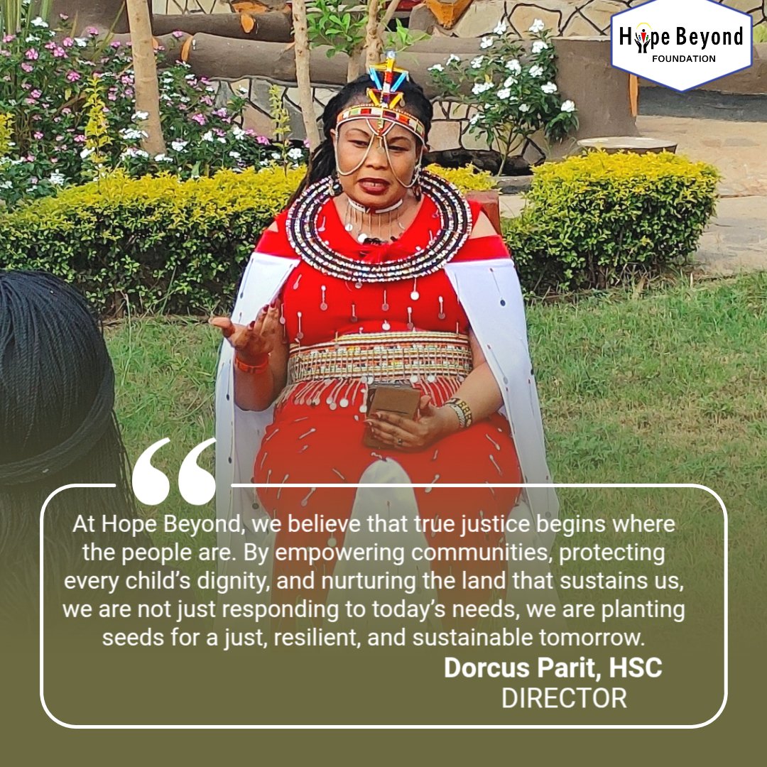 HopeBeyondKenya's tweet photo. 𝐓𝐫𝐮𝐞 𝐣𝐮𝐬𝐭𝐢𝐜𝐞 𝐛𝐞𝐠𝐢𝐧𝐬 𝐰𝐡𝐞𝐫𝐞 𝐭𝐡𝐞 𝐩𝐞𝐨𝐩𝐥𝐞 𝐚𝐫𝐞.
At Hope Beyond Foundation, we empower communities, protect every child’s dignity, and nurture the land, planting seeds for a just, resilient, and sustainable tomorrow. #HopeBeyond #JusticeWithRoots https://t.co/tNobxZmrKN