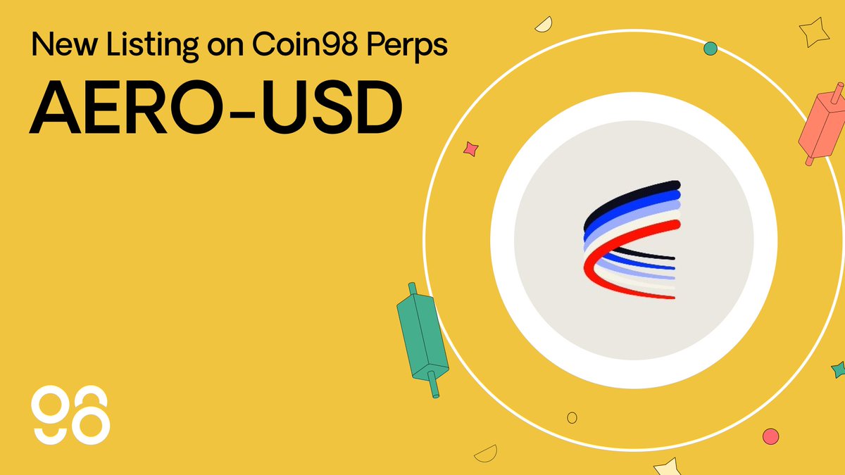 coin98_wallet's tweet image. AERO-USD perp is now live 🔥

👉 Easily long or short $AERO with up to 3x leverage on Coin98 Perps.