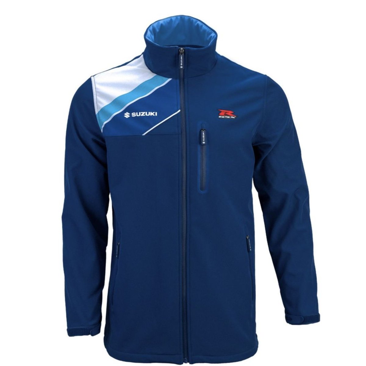 Abrigo, comodidad y el inconfundible diseño GSX-S. ¡Lo tiene todo esta chaqueta deportiva! en tonos azules, cuello alto, 3 bolsillos y cierre en cremallera. Ve a probártela a tu concesionario Suzuki más cercano. 

#SuzukiBoutique #SuzukiCollection