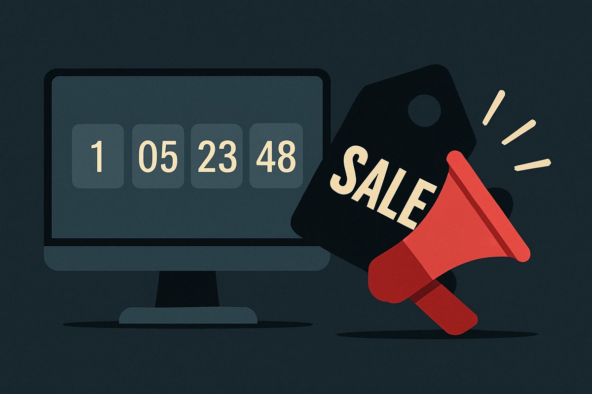 TickeraApp's tweet photo. People are primed to buy on Black Friday. Turn that energy into ticket sales. Limited ticket type → countdown → sold out. Read more about it in our new blog post  https://t.co/4KsCBpFccf https://t.co/mwMRZOibsf