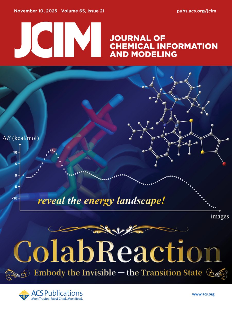 ForecastBiosyn's tweet image. The Terada (A02) and Leow (A02) groups have developed ColabReaction, a cloud-based tool that accelerates transition-state searches using the machine learning potential UMA. This work was featured as a journal cover.
available at: colabreaction.net
pubs.acs.org/doi/10.1021/ac…