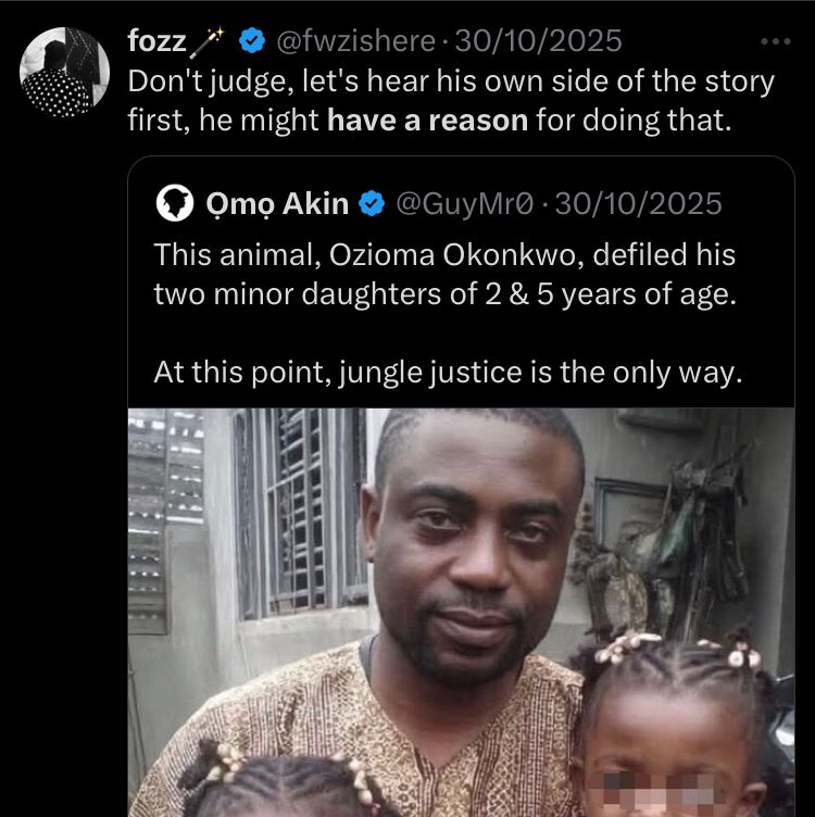 It won’t be well with everyone that insulted me when i said this. Them go be victim too one day, insha allah.