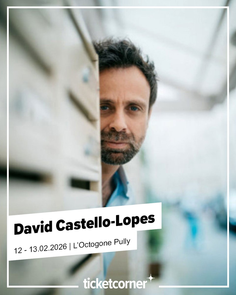 ticketcorner_R's tweet image. Après plus de deux ans de tournée triomphale avec «Authentique», #DavidCastelloLopes revient avec un nouveau spectacle: «Délicieux» qu&apos;il présentera en février à Pully.
Les 🎫 sont disponibles ici: brnw.ch/21wXnTT ⬅️ #Ticketcorner