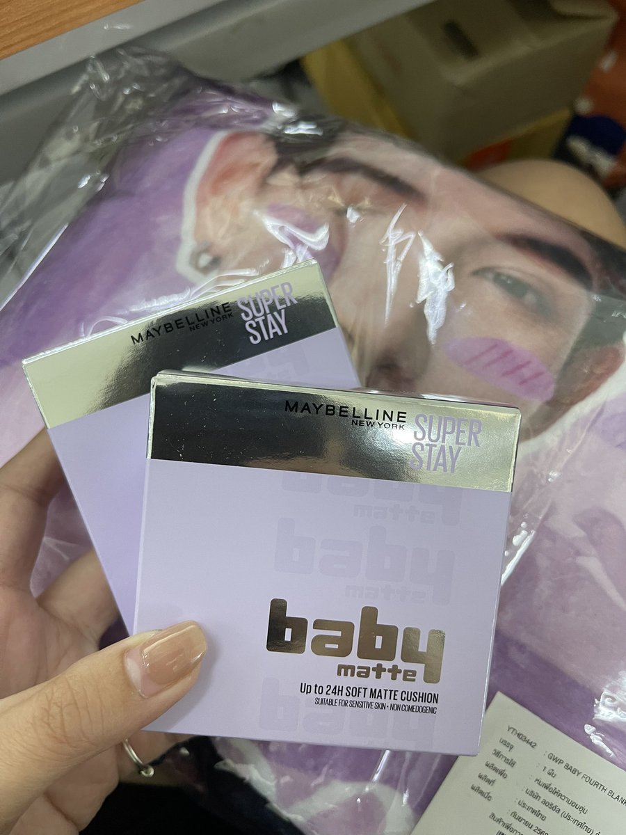 418October's tweet photo. 💜 WTS 💜
— คุชชั่น เบอร์ 111.5
= 230.-
— แป้ง เบอร์ 111
= 180.-
💌 ส่งฟรี ‼️
#MNYBabyMatteXFourth
#FourthxFlexPowderEvent
#MaybellinexFourth
#BabyMatteCushion #MaybellineThailand
#ตลาดนัดเจมีไนน์โฟร์ท https://t.co/qmQfPRvpN3