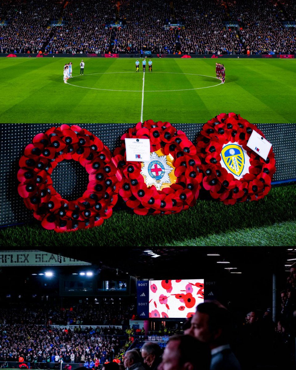 LUFC's tweet image. 🤍 At the going down of the sun and in the morning. We will remember them.