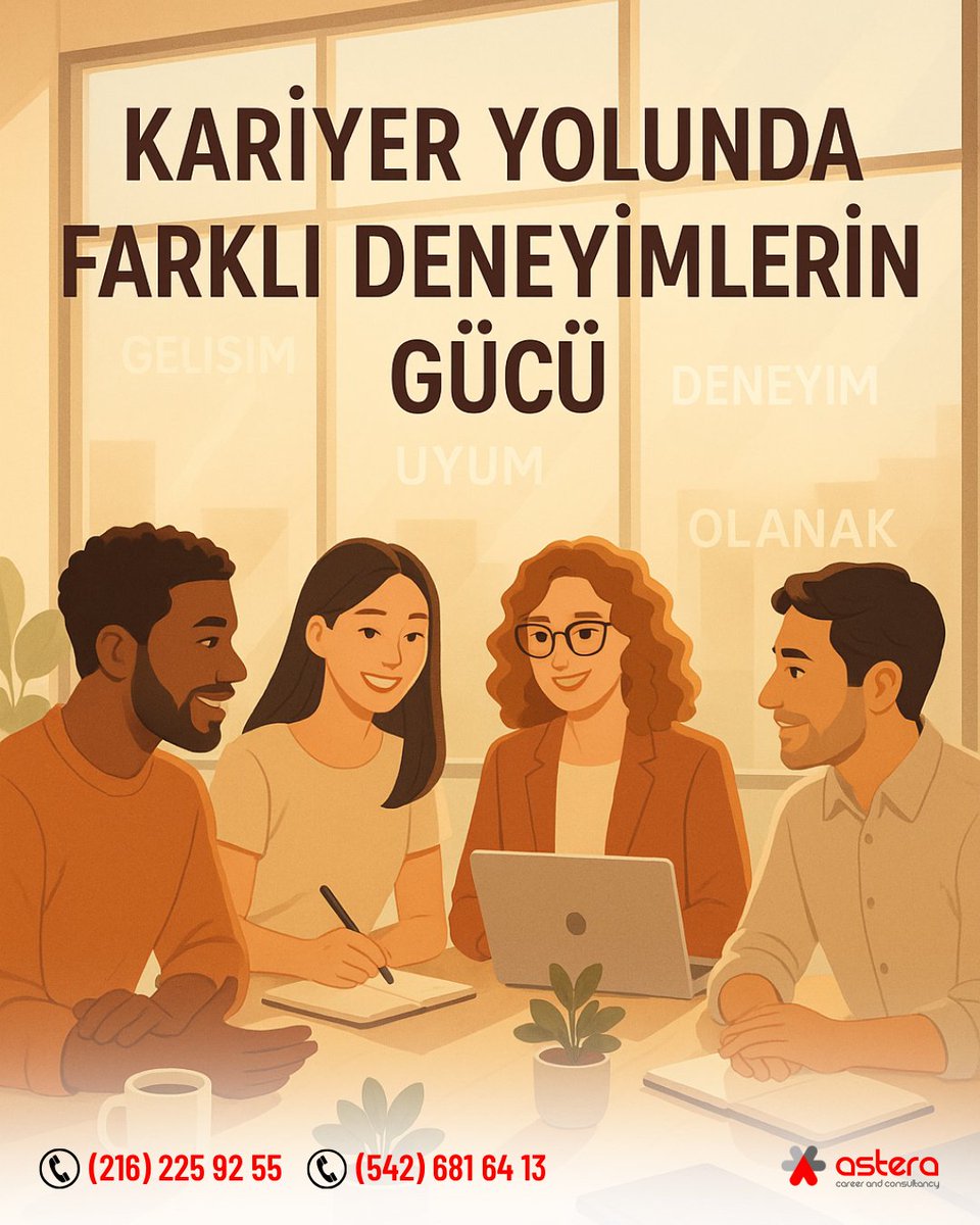 AsteraHR's tweet photo. Kariyer çizgisi her zaman düz ilerlemez — bazen yön değiştirir, bazen de dönüşür. 🌍

Her deneyim, iletişimden liderliğe, uyumdan farkındalığa kadar benzersiz beceriler kazandırır.

🔑 Gerçek gelişim, yaşananları anlamlandırıp değer yaratabilmektir. https://t.co/DasSKaniyV