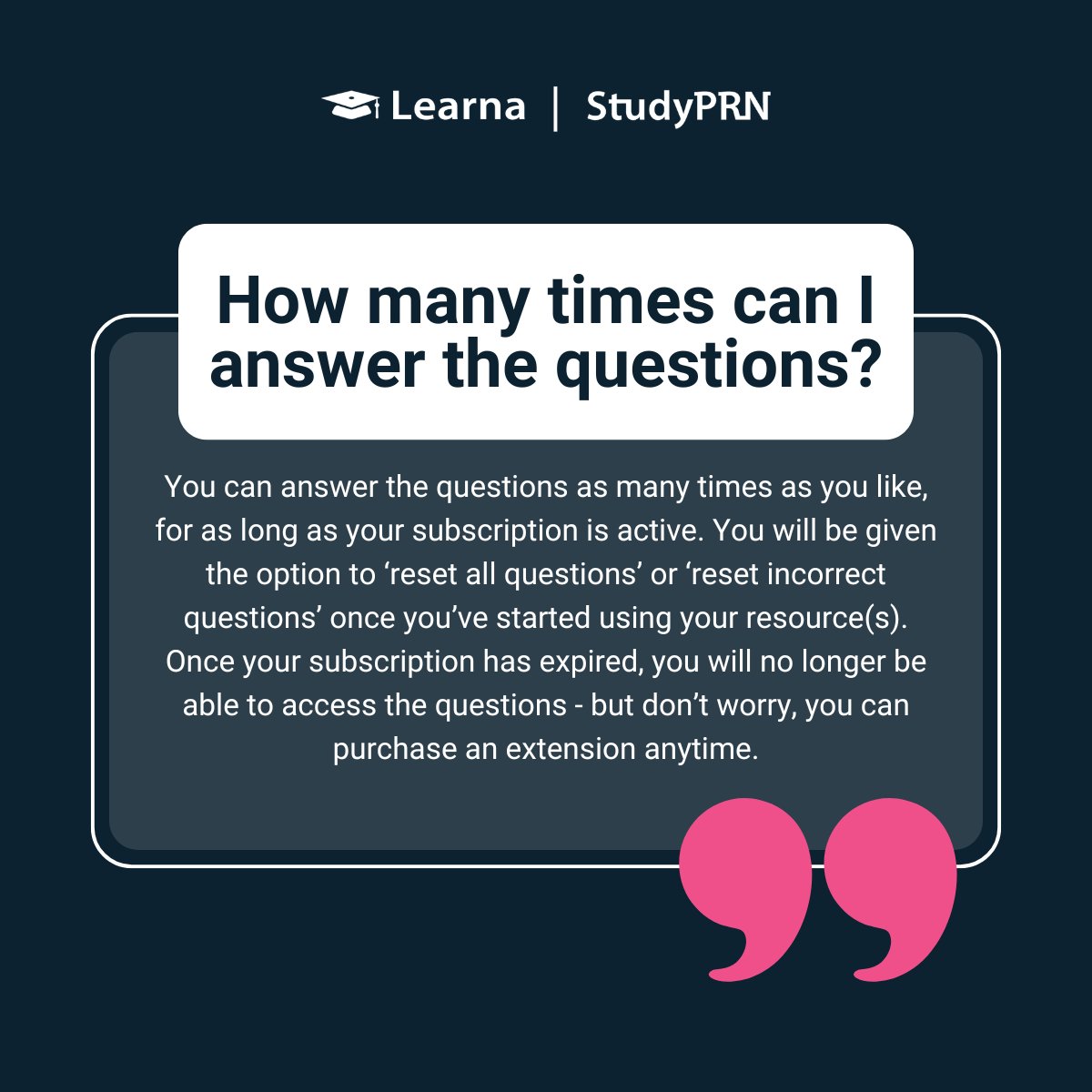 Once you have subscribed, you can access the questions as many times as you like until your subscription expires - there is no limit! 👏

#SCE #SpecialtyCertificateExam #CPD #HealthcareProfessionals #MedicalProfessionals