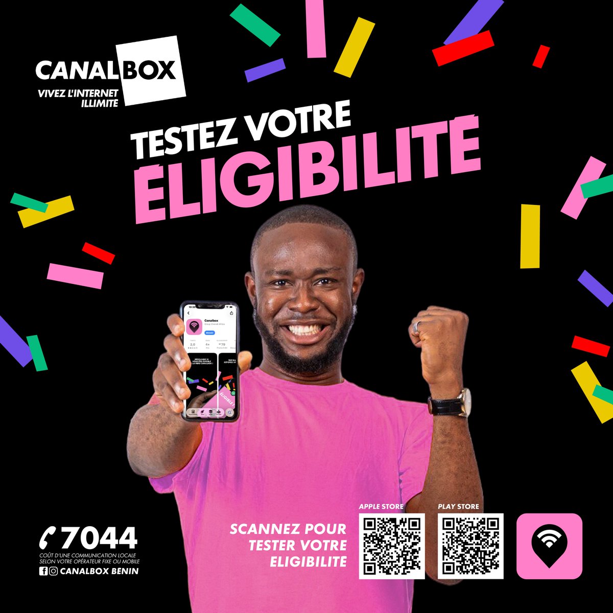 clubdsibenin's tweet photo. DSI Awards 2025 : PARTENAIRE ARGENT

Les DSI Awards 2025 ont l’honneur de compter parmi leurs partenaires CANALBOX, un acteur clé de la connectivité numérique au Bénin et en Afrique. https://t.co/BSIQDUrPQK