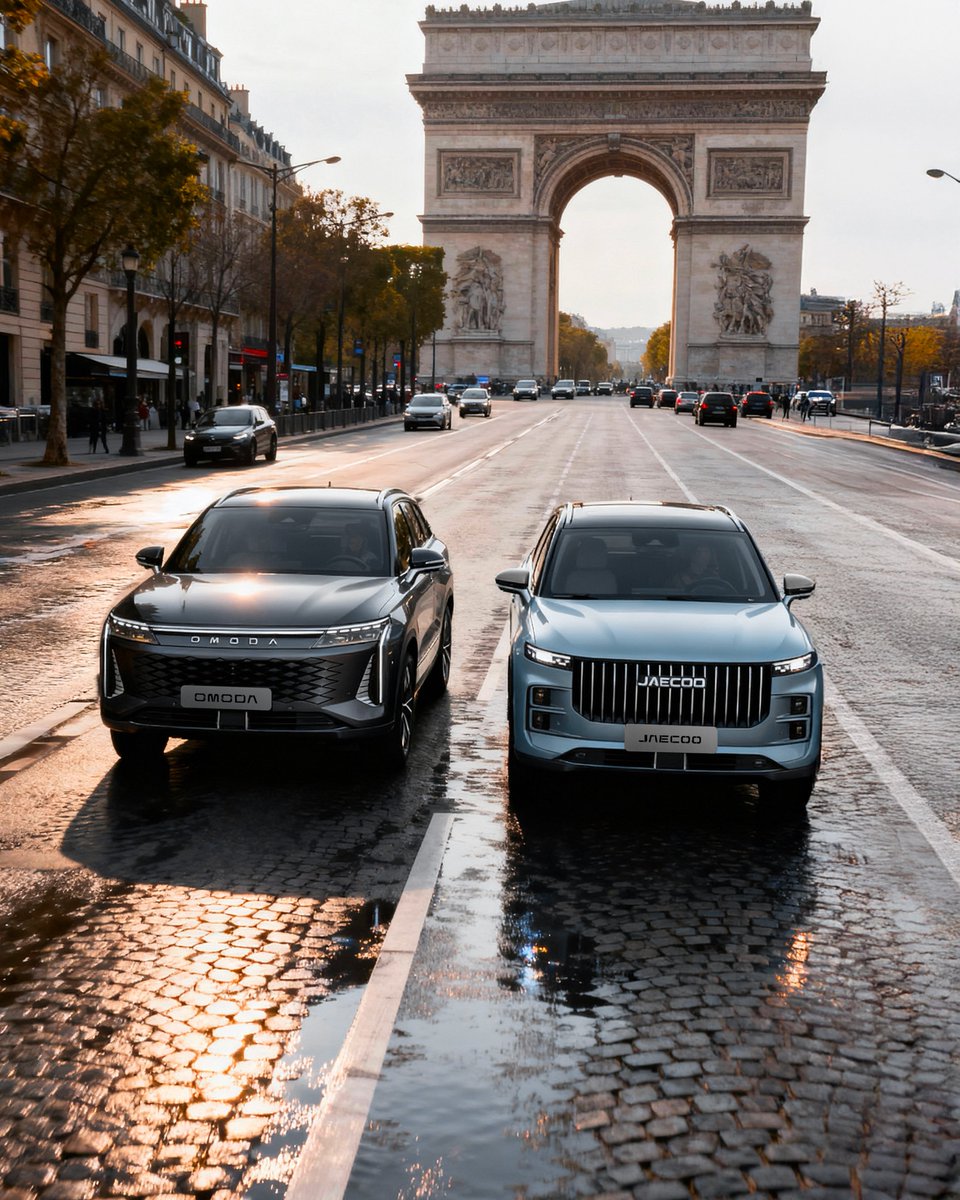 L’Arc de Triomphe n’a jamais vu ça.

OMODA &amp; JAECOO entrent en scène !

Pour les trajets courts, privilégiez la marche ou le vélo #SeDéplacerMoinsPolluer #Crossover #SUV #Hybrid #OmodaJaecooFrance