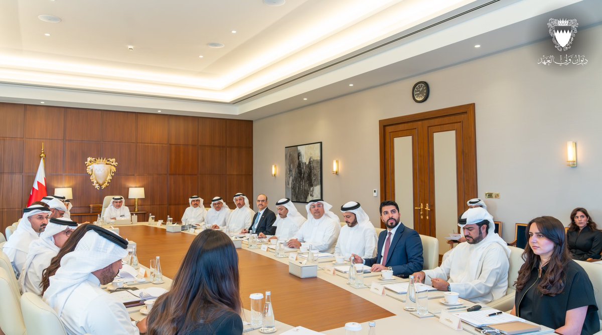 BahrainCPnews's tweet image. HRH the Crown Prince and Prime Minister, #Salman_bin_Hamad Al Khalifa, chaired the 514th meeting of the Government Executive Committee, which reviewed progress on key tourism indicators, preparations for the 46th #GCC Supreme Council session in #Bahrain, and developments on the…