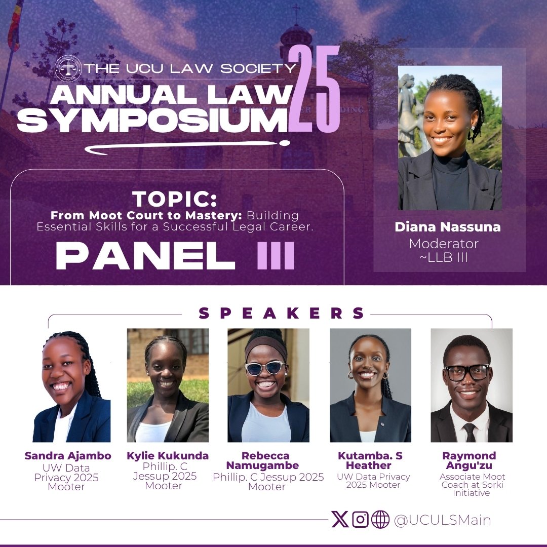 UCULSMain's tweet photo. Want to know what separates exceptional Mooters from average ones?
📌PANEL 3 has the answers.
Champions from @The_Jessup, UW @PrivacyMoot, @SORKIinitiative share the skills that separate good lawyers from great ones!
See you tomorrow!
🧵A thread https://t.co/lK6t9fiARp