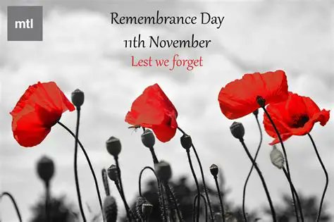 In Flanders Fields - By John McCrae

In Flanders fields the poppies blow
Between the crosses, row on row,
That mark our place; and in the sky
The larks, still bravely singing, fly
Scarce heard amid the guns below.

We are the Dead. Short days ago
We lived, felt dawn, saw sunset