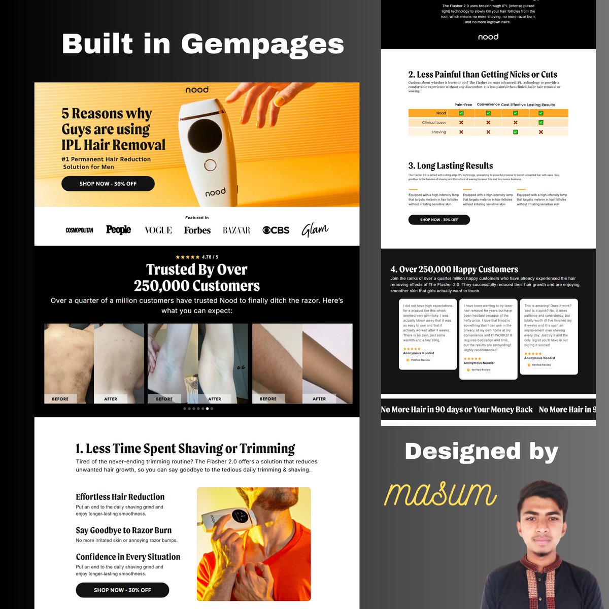 MDMasumHos13023's tweet photo. Gempages Shopify Product Page Design
✅ Looking for a Shopify Landing Page Expert?
📷 DM to Get Started
#oneproductstore #shopify #landingpage https://t.co/NBU4JM7Yri