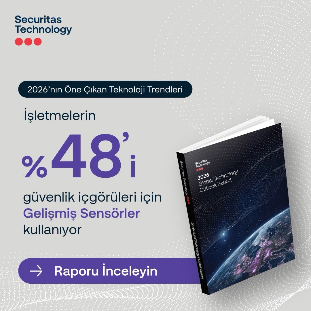 securitastechtr's tweet image. 🔍 Kuruluşlar, güvenlik teknolojisi altyapıları aracılığıyla artık her zamankinden daha fazla alanı izliyor. 
En çok kullanılan uygulamaları 2026 Teknoloji Trendleri Raporu’nda keşfedin. 
🔓 Raporu inceleyin: reports.securitastechnology.com/view/643566635/ 
🔴🔴🔴 
#SecuritasTechnology #FutureOfSecurity