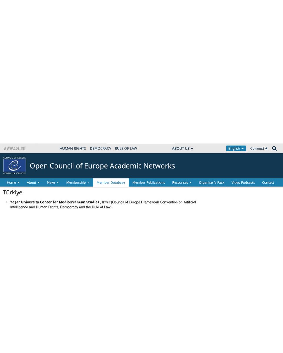 YasarMedCenter's tweet photo. We are thrilled to announce that the Center for Mediterranean Studies has officially become a member of The Open Council of Europe Academic Network-OCEAN ! @coe 

#councilofeurope #europeanunion #ruleoflaw #humanrights ++ https://t.co/ZAHr1VBVdB