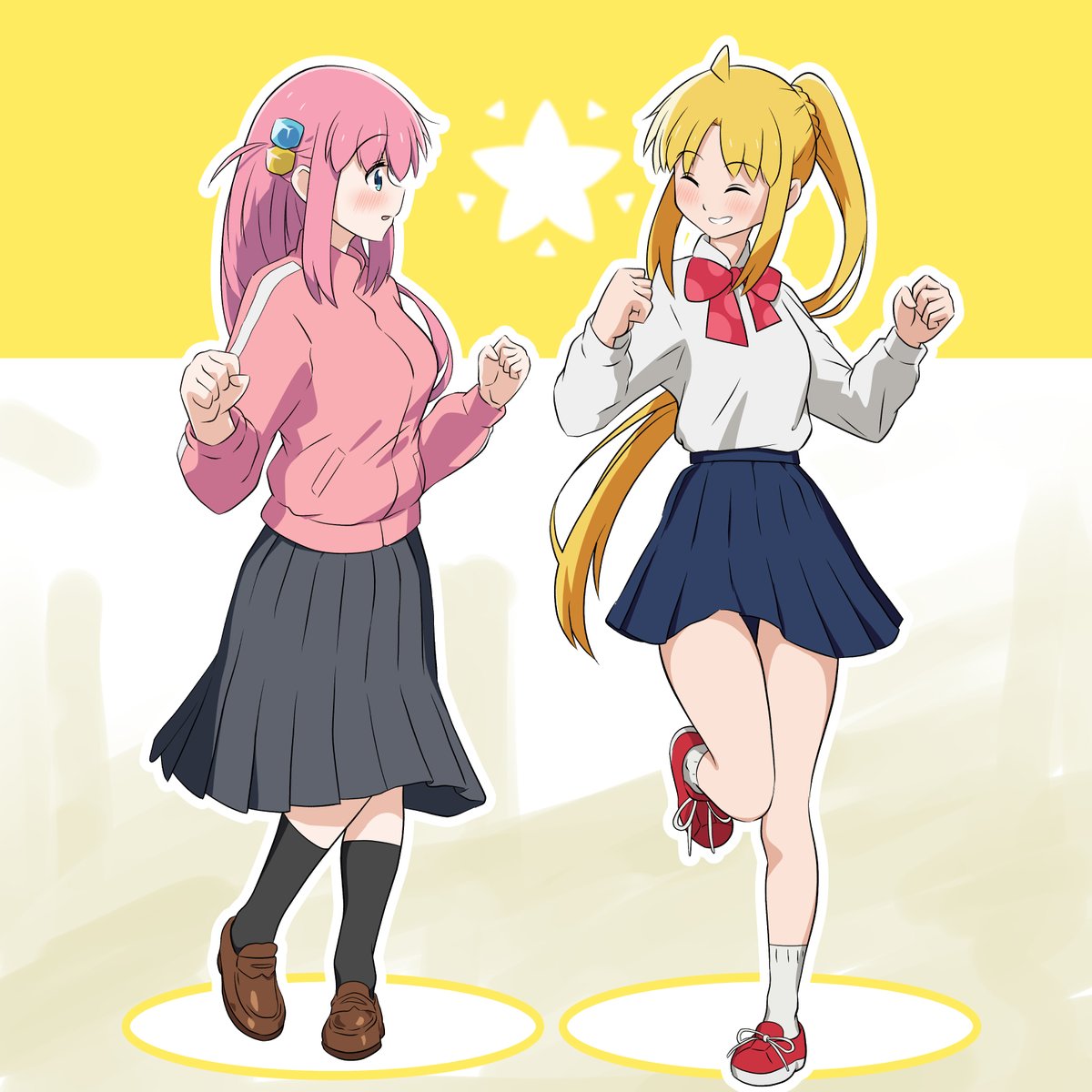 後藤ひとり ,伊地知虹夏 「ぼ虹ちゃんの何が悪いダンス」|Sepのイラスト
