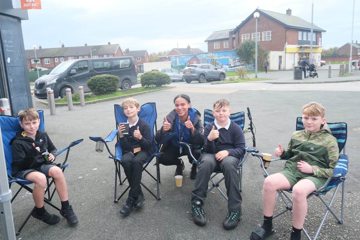 Last Thursday, we joined <a href="/TheHiveYZ/">The Hive - Wirral Youth Zone</a>  for their relaunch on Twickenham Drive, where we served up hot dogs, drinks, and sweets for the neighbourhood!

To find out more about how they've continuously helped make their area happier and safer, visit  thehiveyouthzone.org