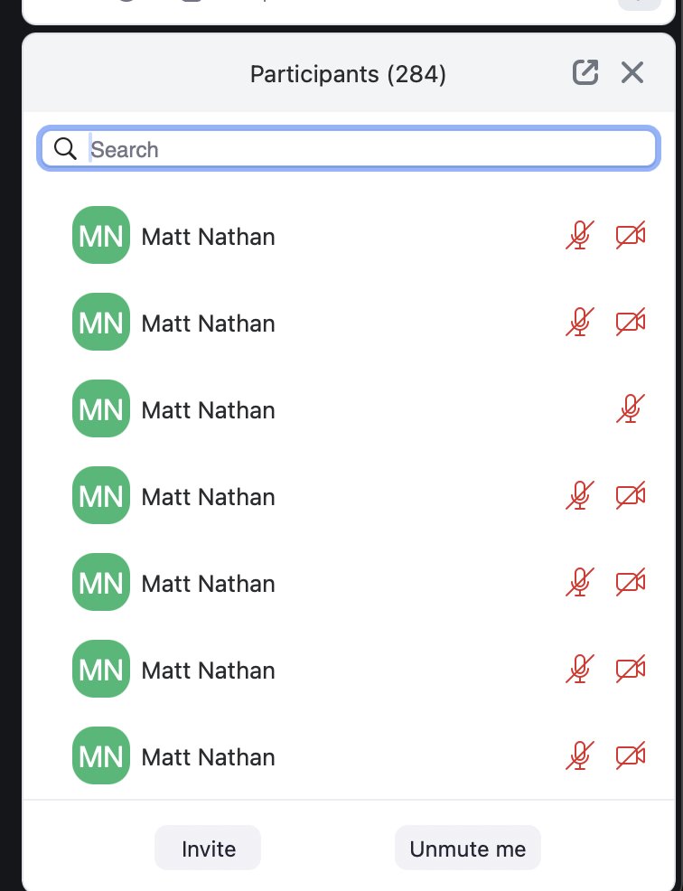 The Skynet taking over Zoom?