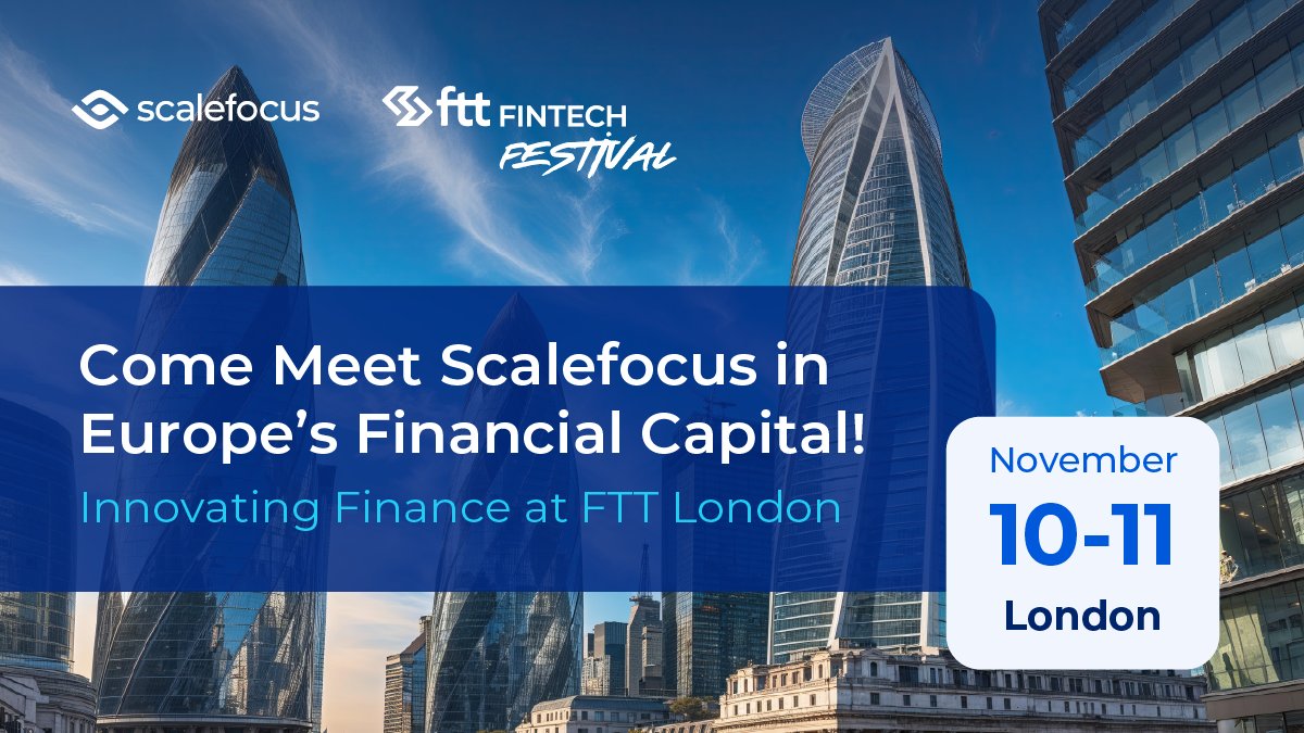 Already in London for <a href="/FintechTalents/">Fintech Talents</a> FTT FinTech Festival! Scalefocus’ Yulian Atanasov and Ivan Rusev are on site, connecting with leaders from banks, FinTechs, and tech innovators to talk open finance, payments, embedded finance, AI, and digital identity. If you’re there, let’s