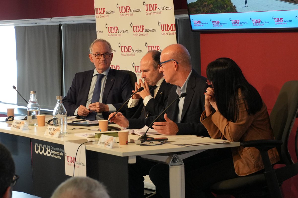 Mesa redonda "Mesa redonda: impacto real de la LOSU y perspectivas de futuro" en cuimpb.cat/es/curso/350-u… #universitatfutur con <a href="/Villaverde_UO/">Nacho Villaverde</a> <a href="/uniovi_info/">Universidad Oviedo</a>, Juan Corona <a href="/UAOCEU/">CEU UAO</a> y <a href="/JosepMVilalta/">Josep M. Pep Vilalta</a> <a href="/ACUPcatalunya/">Associació Catalana d'Universitats Públiques</a> <a href="/GUNi_net/">GUNi Network</a> Modera: Amelia Díaz <a href="/UniBarcelona/">Universitat de Barcelona</a>