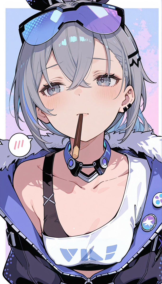 ゲームと聞いたのにポッキーゲームだった銀狼