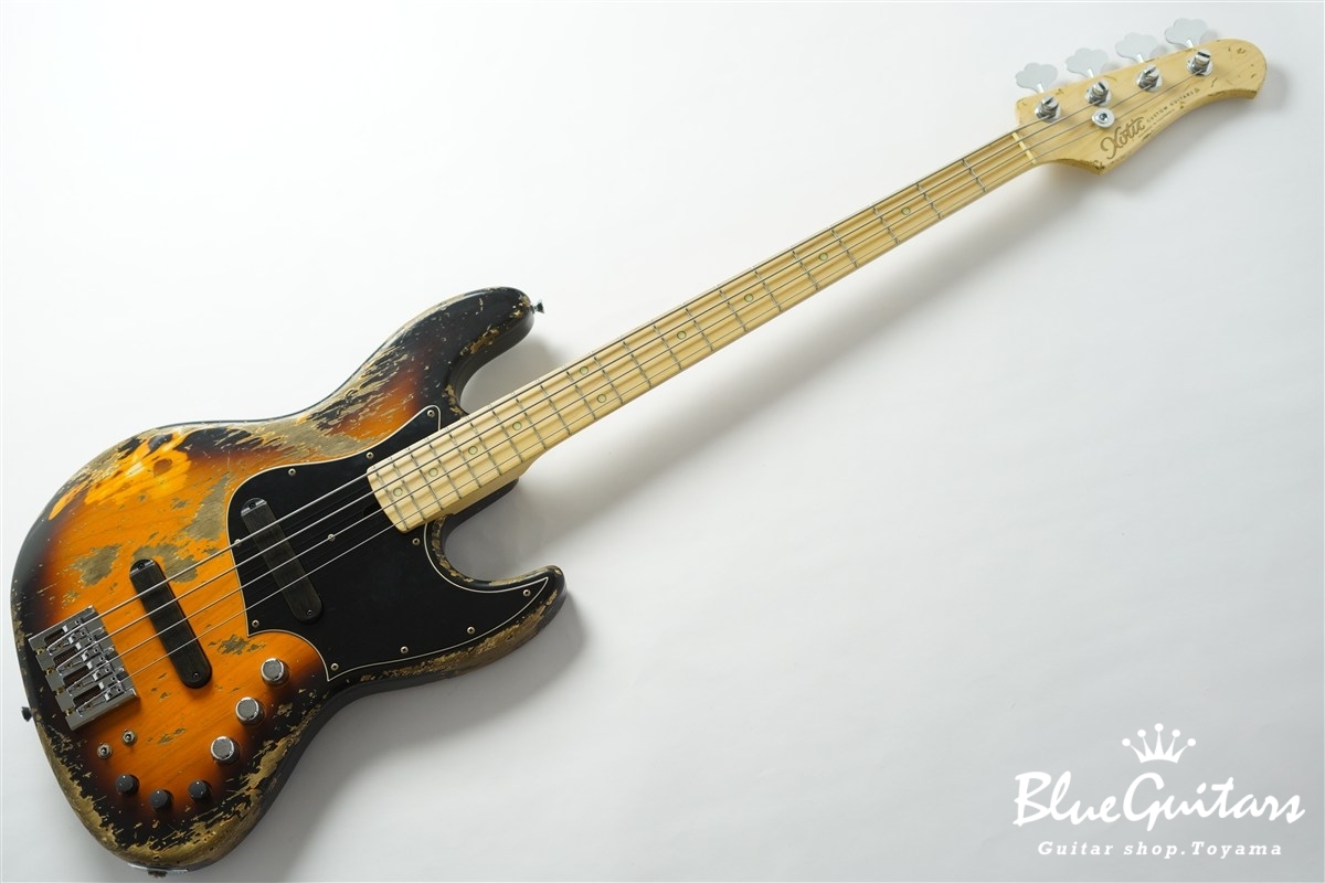 IN STOCK !! Xotic XJ-1T 4st - 2 Tone Burst Super Heavy Aged / Ash